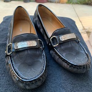 Coach Felicia Black Womens 8 shoes hardly used.